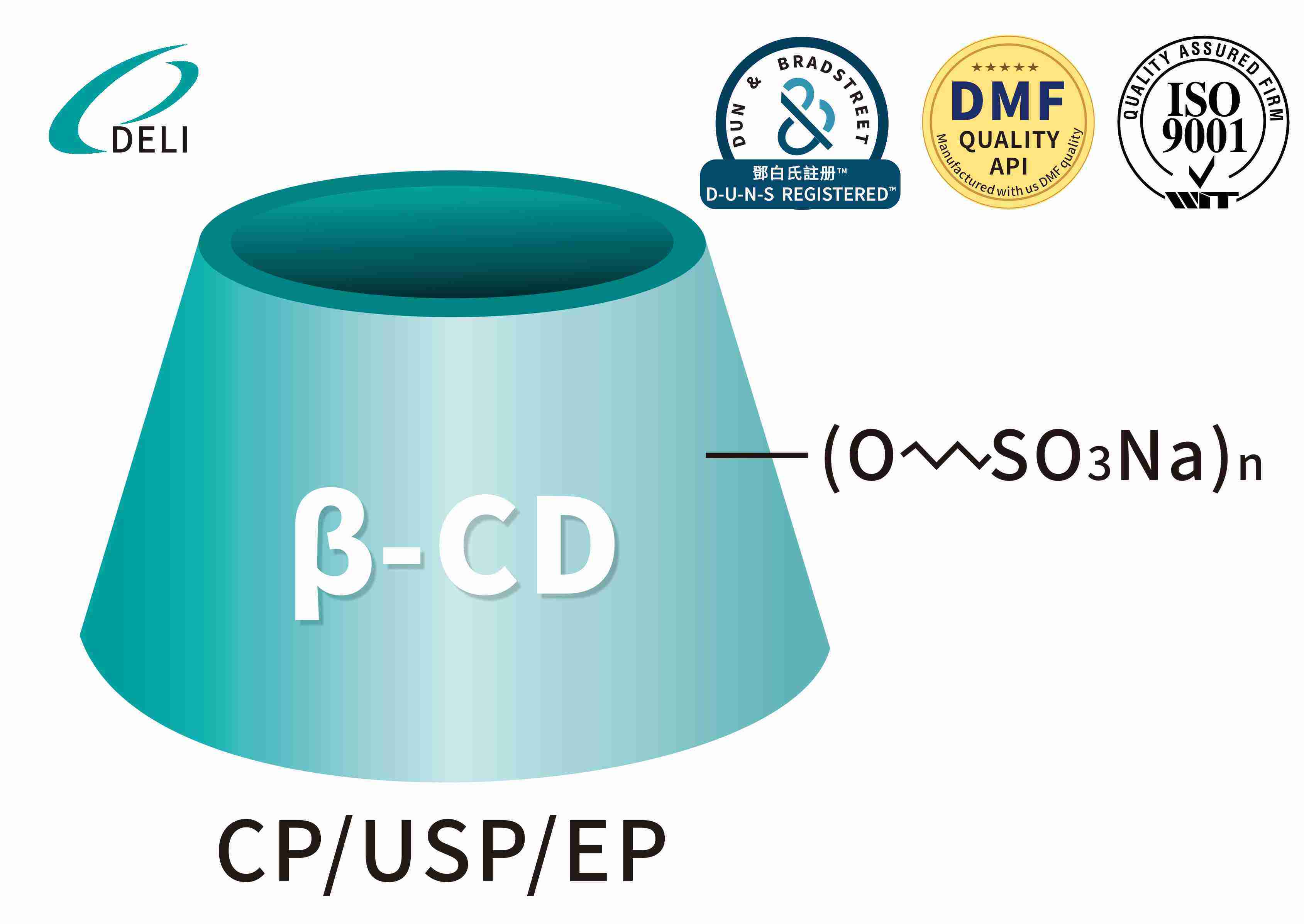 Sulfobutyl Beta Cyclodextrin Natrium CAS NO 182410-00-0